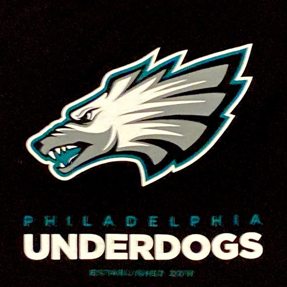 Rare Hard to find EAGLES UNDERDOGS T SHIRT! Mint! - Picture 2 of 3
